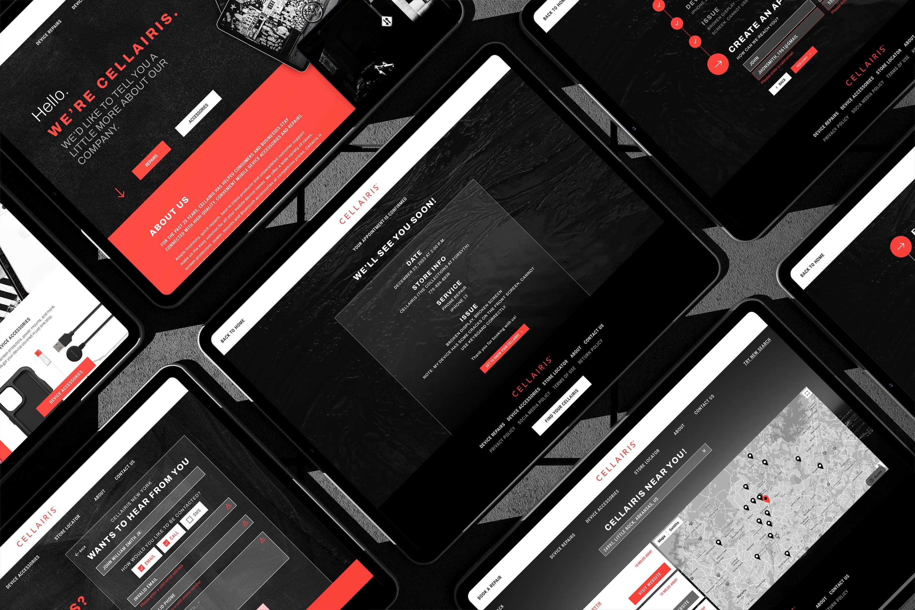 Cellairis Website Redesign — 1