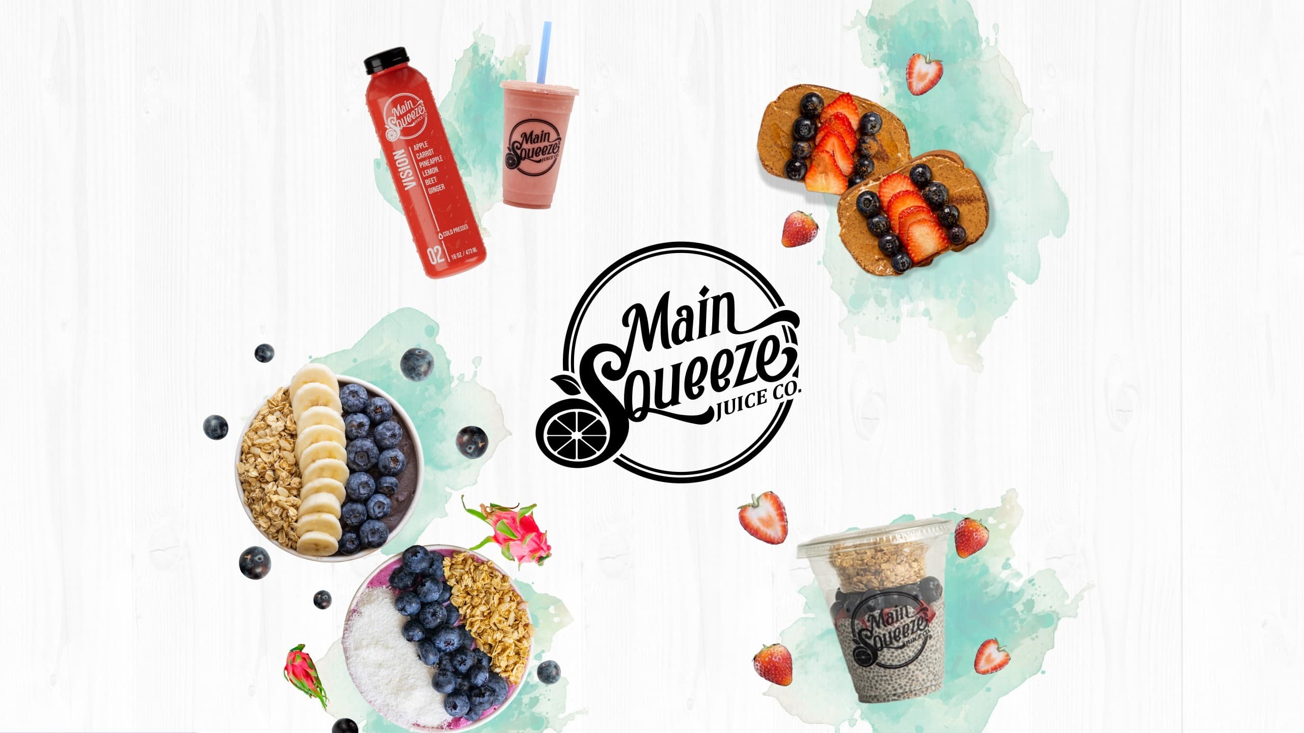 Main Squeeze Juice Co Digital Menus