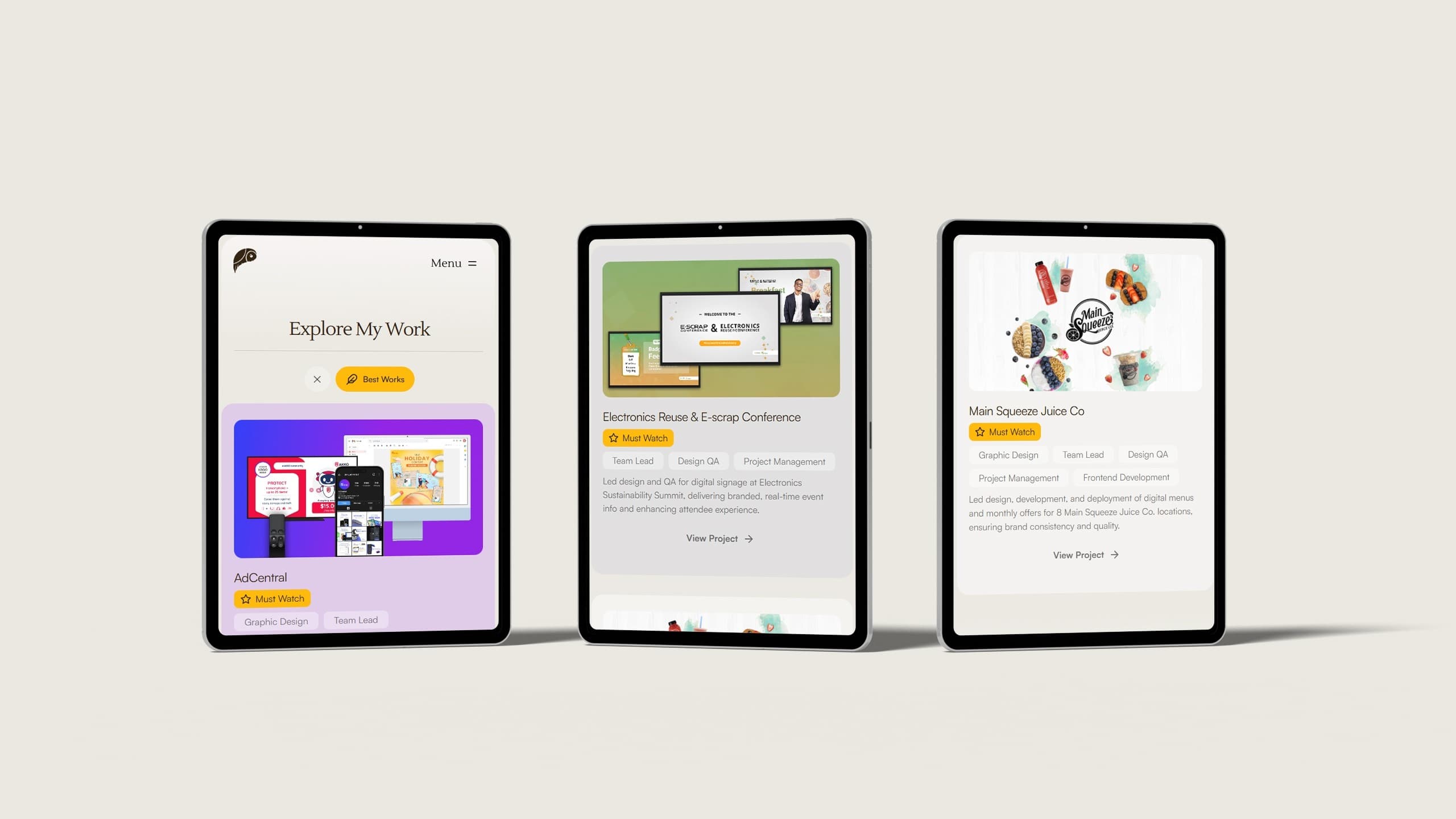 Karen's Portfolio Website — 2