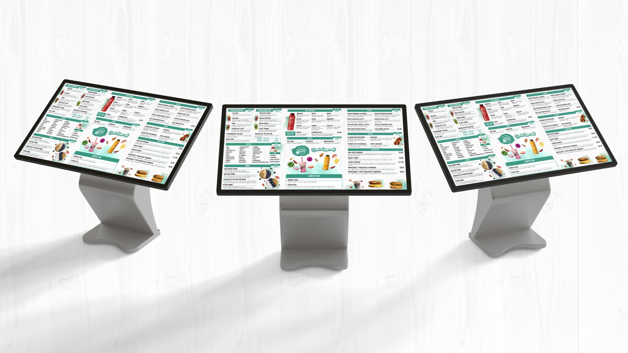 Main Squeeze Juice Co Digital Menus — 4